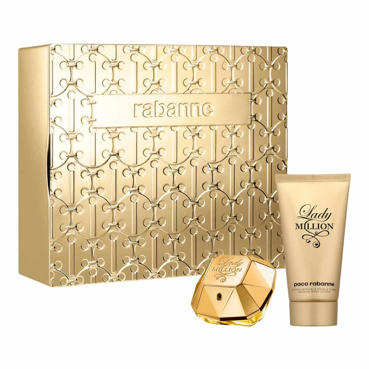 Paco Rabanne Coffret Lady Million Eau De Parfum 50 Ml + 1 Lait Corps 75 Ml