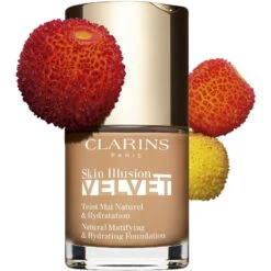 Clarins Skin Illusion Velvet Fond De Teint Mat Naturel & Hydratation