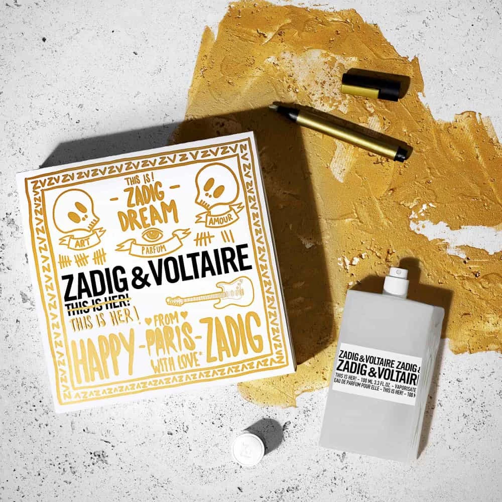 Zadig & Voltaire This Is Her! Coffret Eau De Parfum 100 Ml + 10 Ml – Image 2