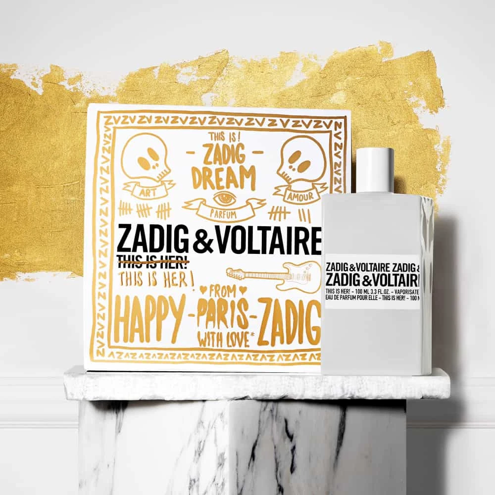 Zadig & Voltaire This Is Her! Coffret Eau De Parfum 100 Ml + 10 Ml – Image 3