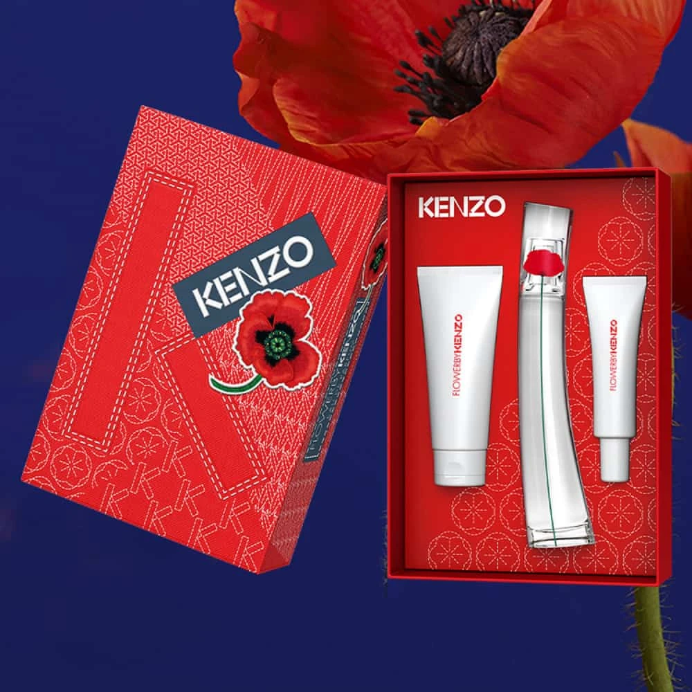 Coffret Flower By Kenzo Eau De Parfum 50 Ml + 2 Produits – Image 3