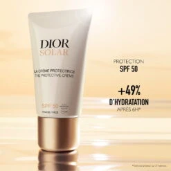 Dior Solar La Crème Protectrice Visage SPF 50 Crème Solaire Visage Haute Protection 50 Ml