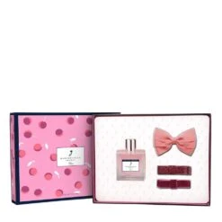 Jacadi Coffret Mademoiselle Petite Cerise Eau De Toilette 100 Ml + 3 Barrettes